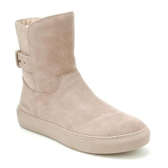 Jambu Dorset Women's Size US 7 Taupe Suede Waterproof Mid-Calf Boots ZPO2367 - Picture 1 of 10